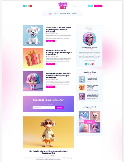 wordpress blog sablon